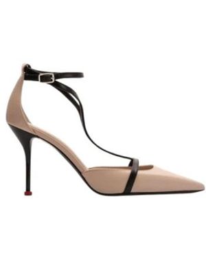 McQueen Schoenen ,Roze ,Leer Punk 105Mm Pomp - Metallic