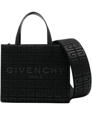 Givenchy 4G Logo Canvas Tote Bag - Schwarz