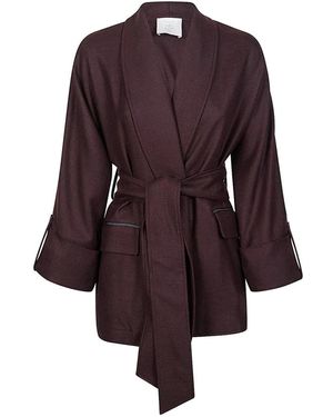 Eleventy Light Jackets - Brown