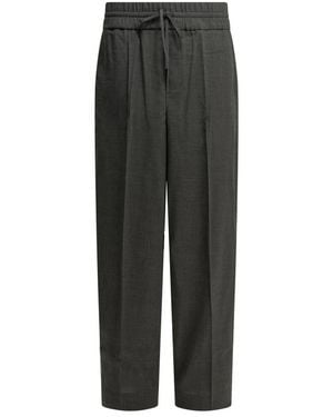 Ami Paris Straight Trousers - Grigio