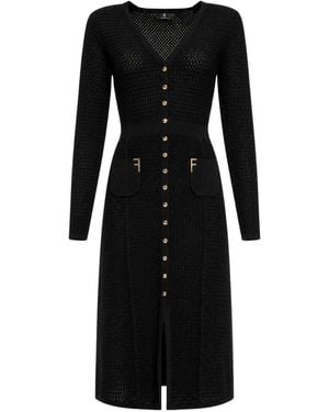 Fracomina Knitted Dresses - Black