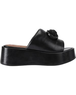 Kurt Geiger Chelsea Flatform Mule - Schwarz