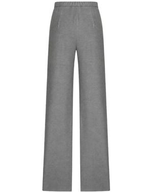 Max Mara Denaro Wijde Broek - Grijs