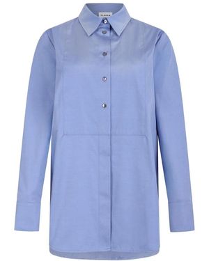 P.A.R.O.S.H. P.A.R.O..H. ,Overhemden ,Blauw ,Cambrige Shirt