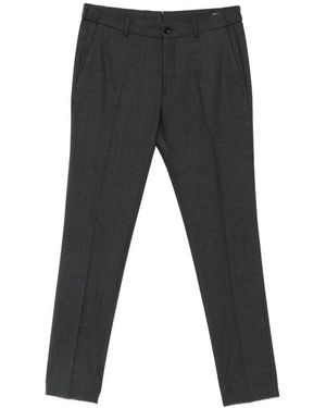 BERWICK 1707 Suit Trousers - Black
