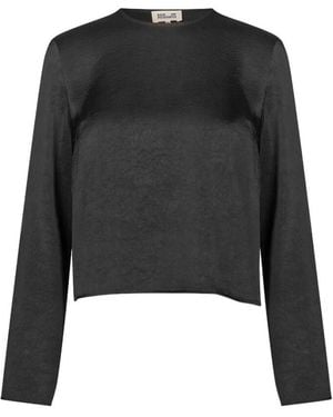 Baum und Pferdgarten Schwarze Miza Bluse Für Frauen