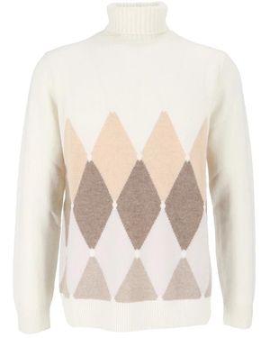 Ballantyne Dolcevita Rollkragenpullover - Weiß
