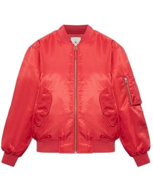 Anine Bing Leon Bomber Jacket - Rot