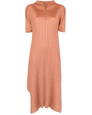 Issey Miyake Midi Dresses - Pink