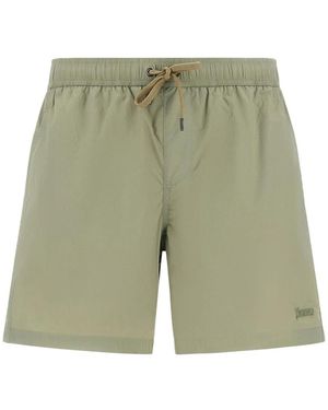Herno Badeshorts Mit Kordelzug - Grün