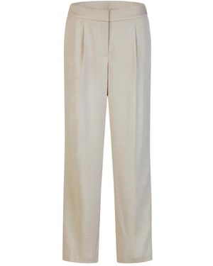 MARC AUREL Straight Trousers - Gris