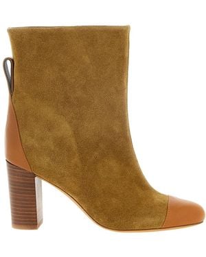 Odissi Heeled Boots - Brown