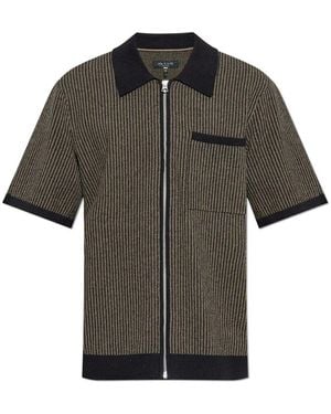 Rag & Bone Short Sleeve Shirts - Gray