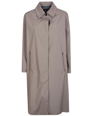 Herno Single-Breasted Coats - Brown