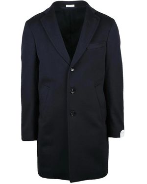 BRERAS Milano Single-Breasted Coats - Blue