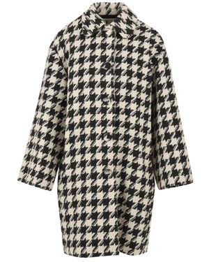L'Autre Chose Single-Breasted Coats - Black