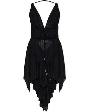 DSquared² Jurk Met Open Rug - Zwart