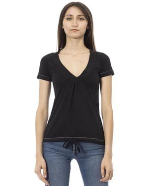 Trussardi T-shirt manica corta girocollo - Nero