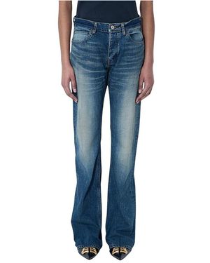 Balenciaga Boot-Cut Jeans - Blauw