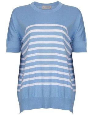 John Smedley Round-Neck Knitwear - Bleu