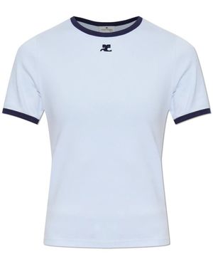 Courreges T-Hemden - Blauw