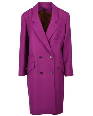 Soeur Double-Breasted Coats - Morado