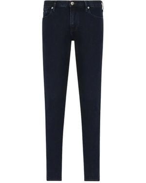 Emporio Armani Slim-Fit Jeans - Blauw