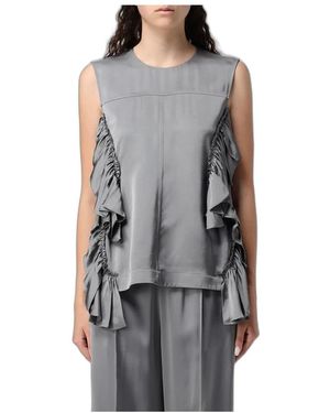 Jil Sander Sleeveless Tops - Gris