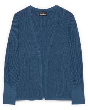 FIORELLA RUBINO Strickjacke Im Denim-Look - Blau