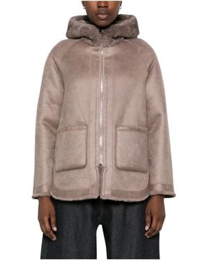 Betta Corradi Faux Fur & Shearling Jackets - Brown