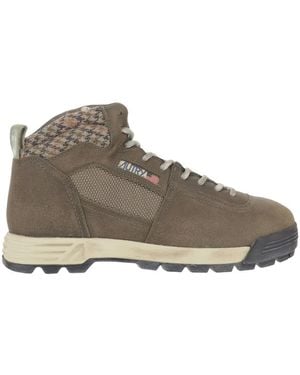 Autry Lace-Up Boots - Grey