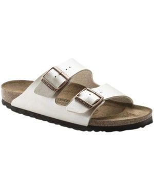Birkenstock Sliders - Metallic