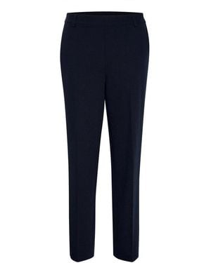 Kaffe Straight Trousers - Blue