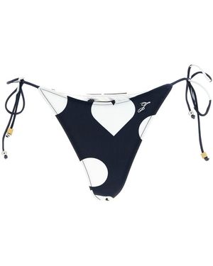 Jacquemus Badmode ,Blauw ,Le Bas De Plage Triangle Bikini Bottoms