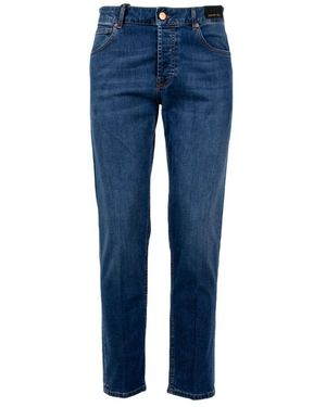 Michael Coal Capri Jeans Mc-David Stil - Blau