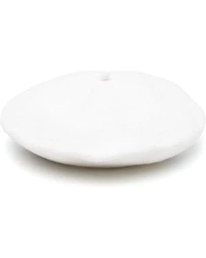 Maison Margiela Berretto in lana avorio per donne - Bianco