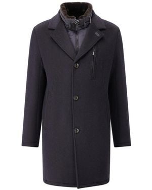 Gimo's Single-Breasted Coats - Bleu