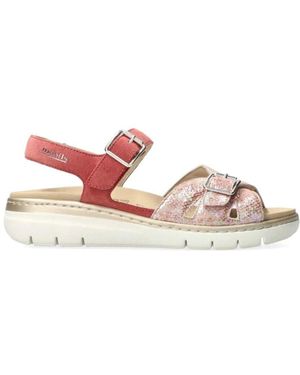 Mephisto Breite Ergonomische Sandale Für Frauen - Pink