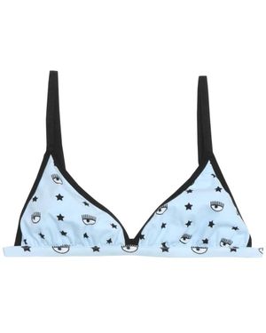 Chiara Ferragni Bralette wh logomasnia - Blu