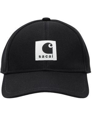 Sacai Caps - Nero