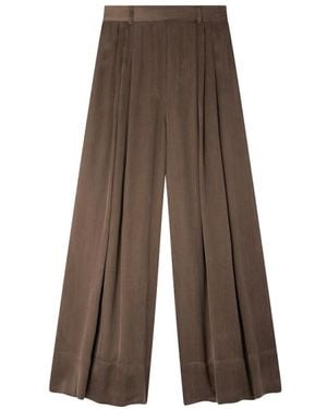 Mes Demoiselles Wide Trousers - Marron