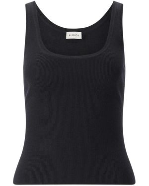 Almala Sleeveless Tops - Nero