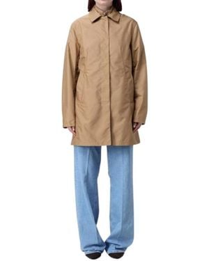 Fay Single-Breasted Coats - Neutre