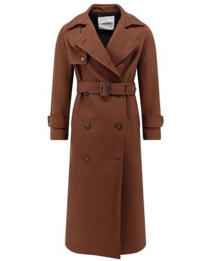 Hevò Trench Coats - Marrone