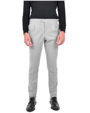 Franzese Collection Slim-Fit Trousers - Black
