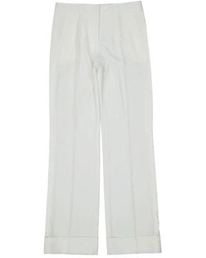 Blanca Vita Wide Trousers - Wit