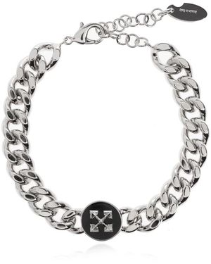 Off-White c/o Virgil Abloh Messing Armband - Metallic