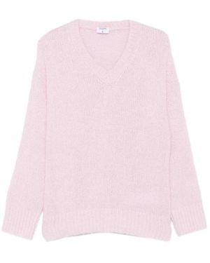 Filippa K Truien & Vesten ,Roze ,Hairy Alpaca V-Hals Trui