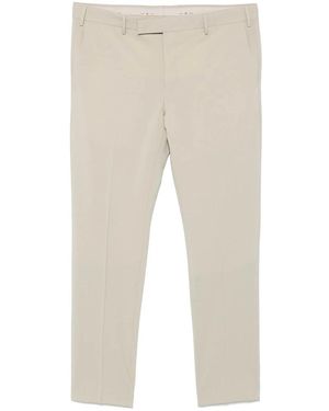 PT Torino Slim-Fit Trousers - Natural