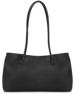 Kazar Ledertasche Mit Langen Henkeln - Schwarz